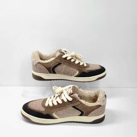 SAM EDELMAN WOMEN'S harper cozy almond toe taupe sneakers Size 11 NEW - Picture 5 of 9